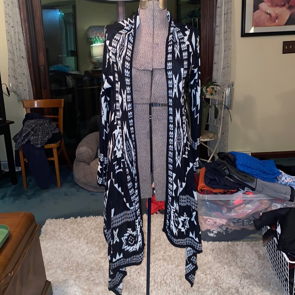 Aztec sweater/cardigan